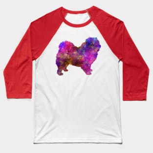 Chow-chow  in Watercolor Baseball T-Shirt
